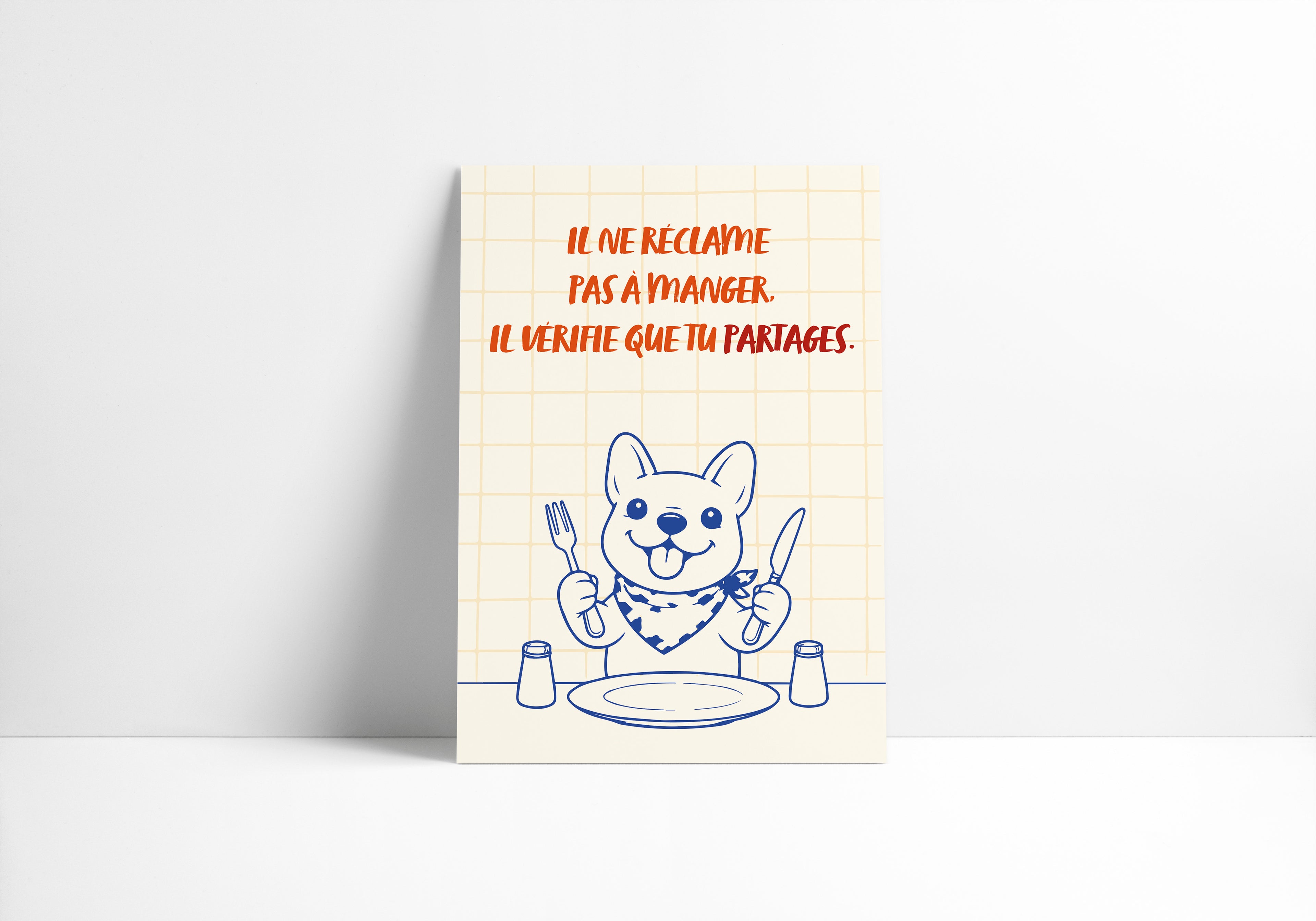 "Il ne réclame pas à manger, il vérifie que tu partages"